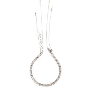 Loren Hope Silver Crystal Necklace